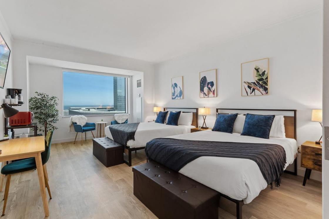 Beachfront Double Queen - Cozysuites Atlantic City Bagian luar foto